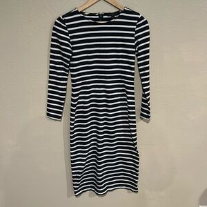 J. Crew striped Maxi Dress